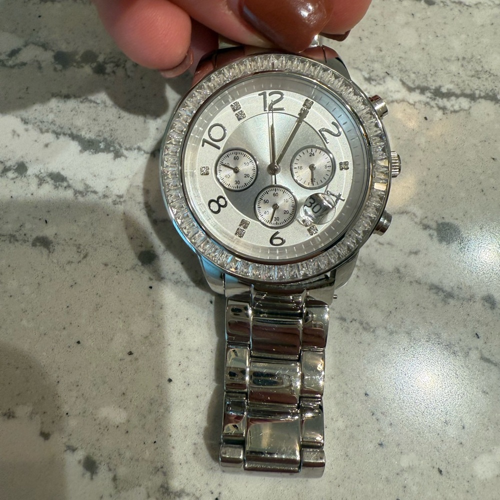 Silpada Silver Chronograph Women's Watch